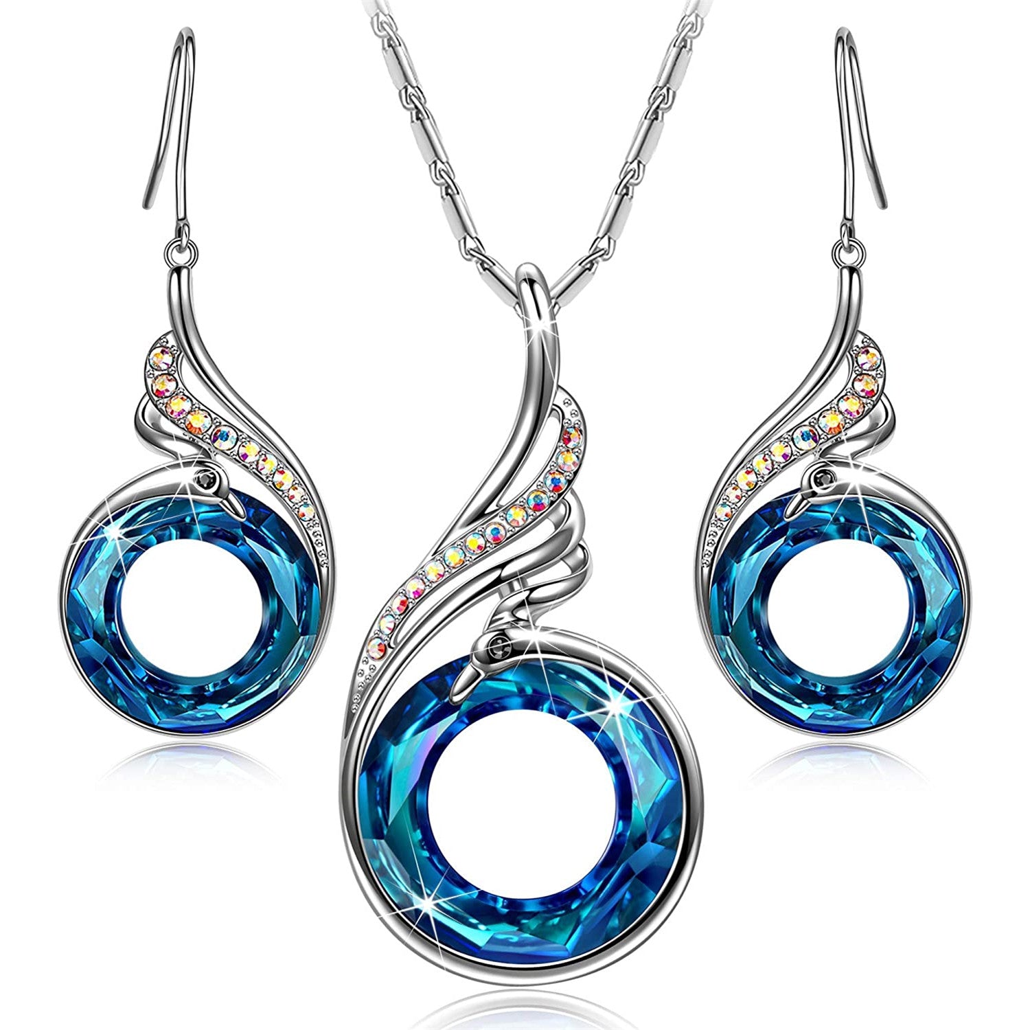 For Self - I Survived Because The Fire Inside Me Burns Brighter Than The Fire Around Me Crystal Necklace