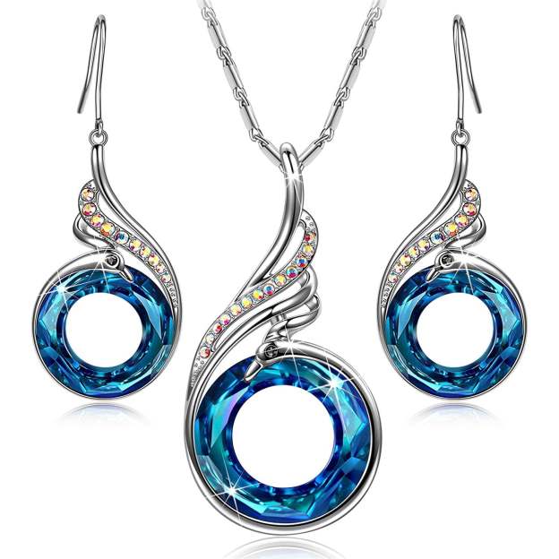 For Self - I Survived Because The Fire Inside Me Burns Brighter Than The Fire Around Me Crystal Necklace
