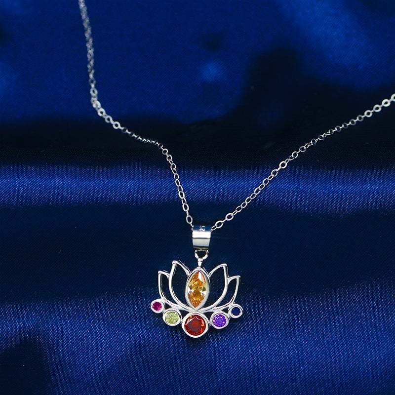 S925 2022 Free to Begin Again Lotus Necklace
