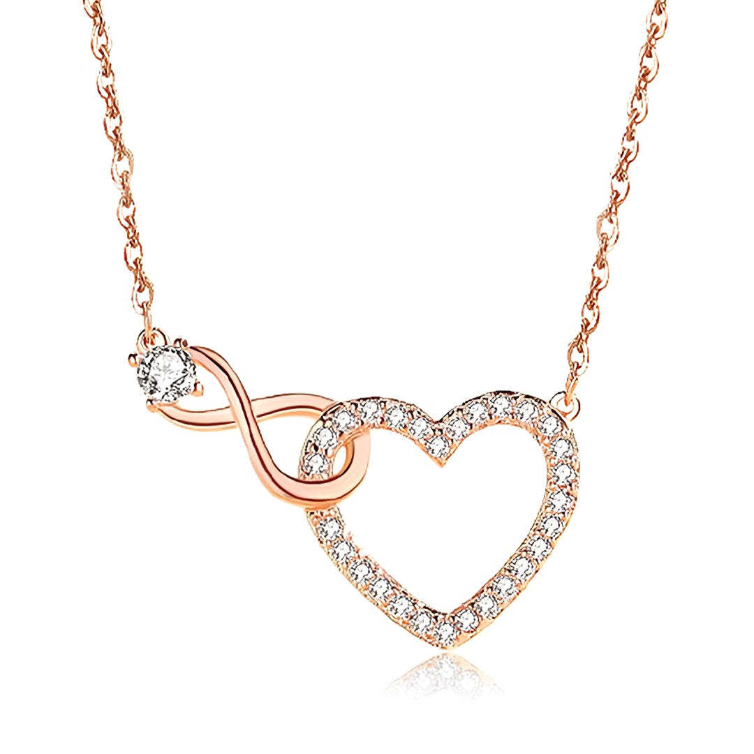 For Daughter - S925 I Love You Until Infinity Runs Out Necklace