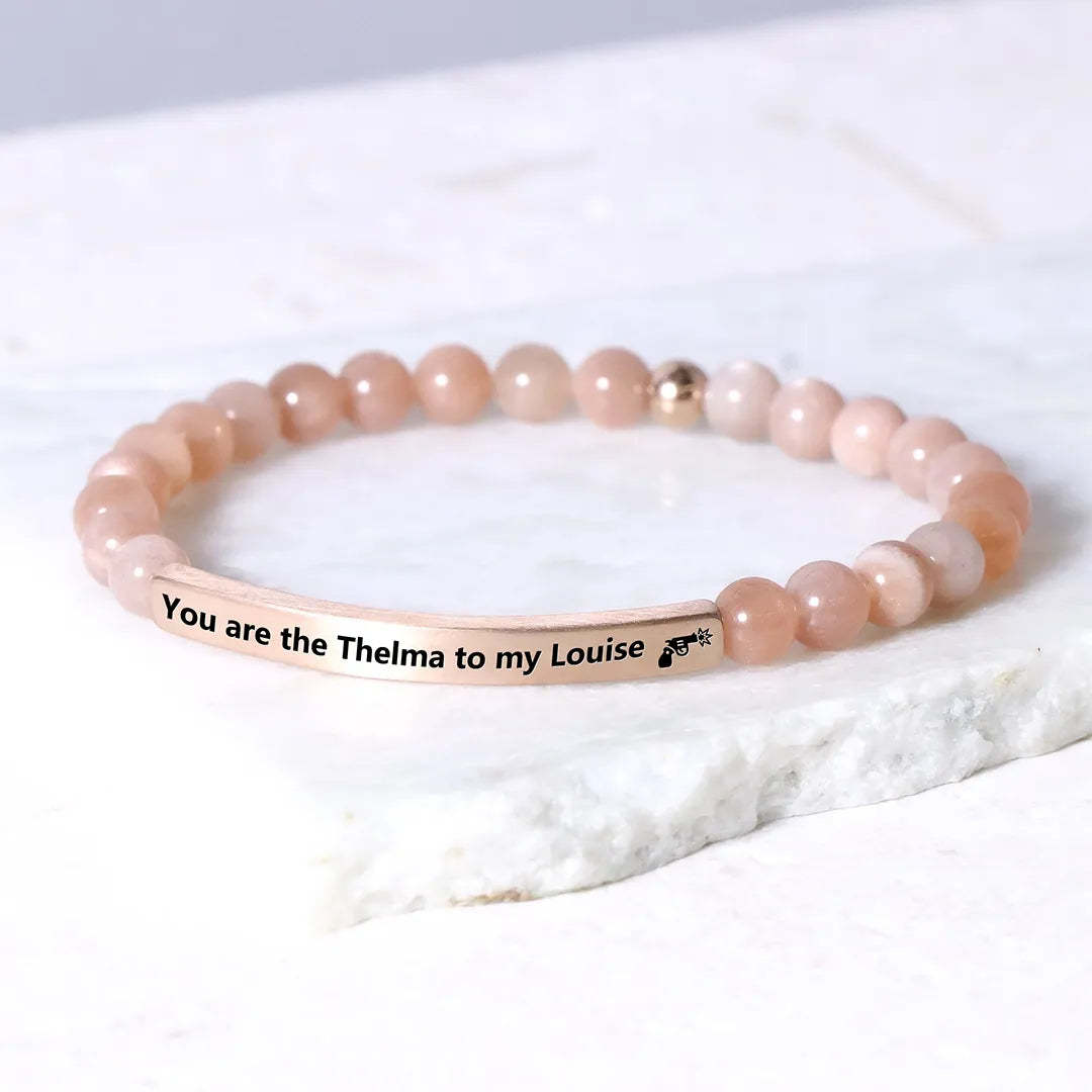 FOR FRIEND - RIDE OR DIE BEAD LETTERING BRACELET
