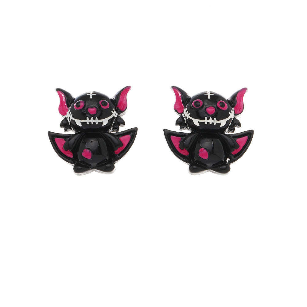 Ghost Face Pumpkin Ghost Reaper Stud Earrings