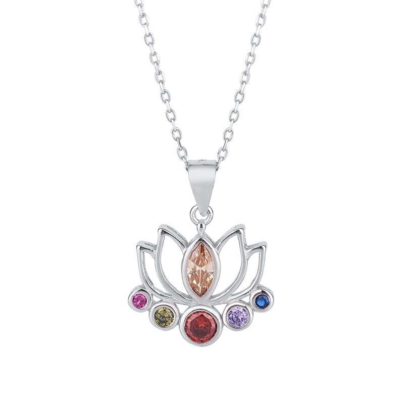 S925 2022 Free to Begin Again Lotus Necklace