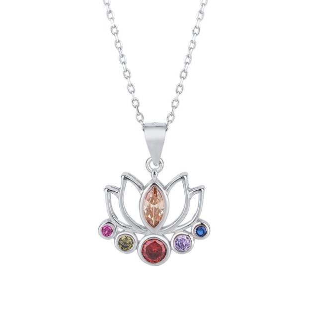 S925 2022 Free to Begin Again Lotus Necklace