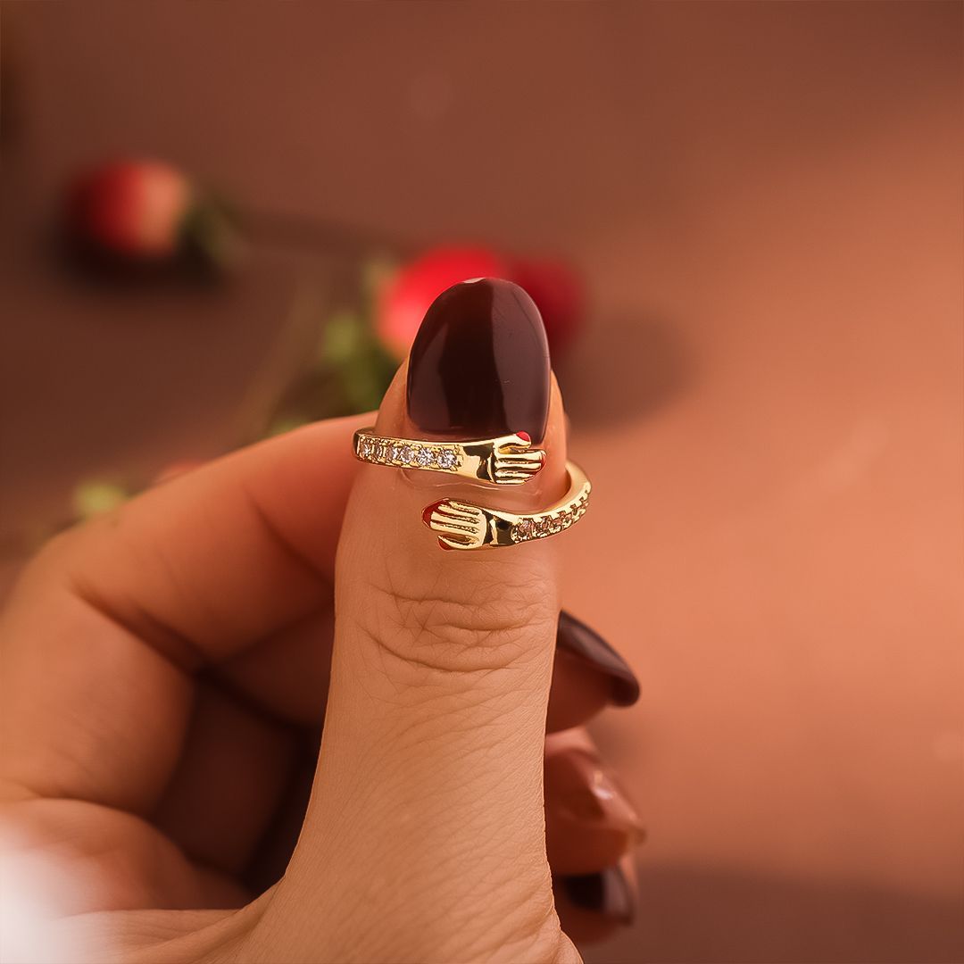 For Granddaughter - Filled It with My Love and Light Hug Ring