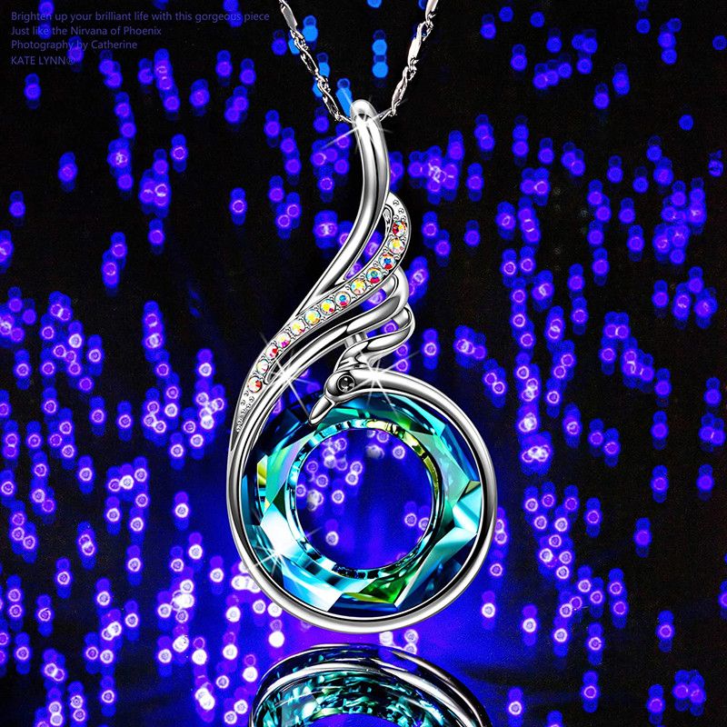 For Self - I Survived Because The Fire Inside Me Burns Brighter Than The Fire Around Me Crystal Necklace