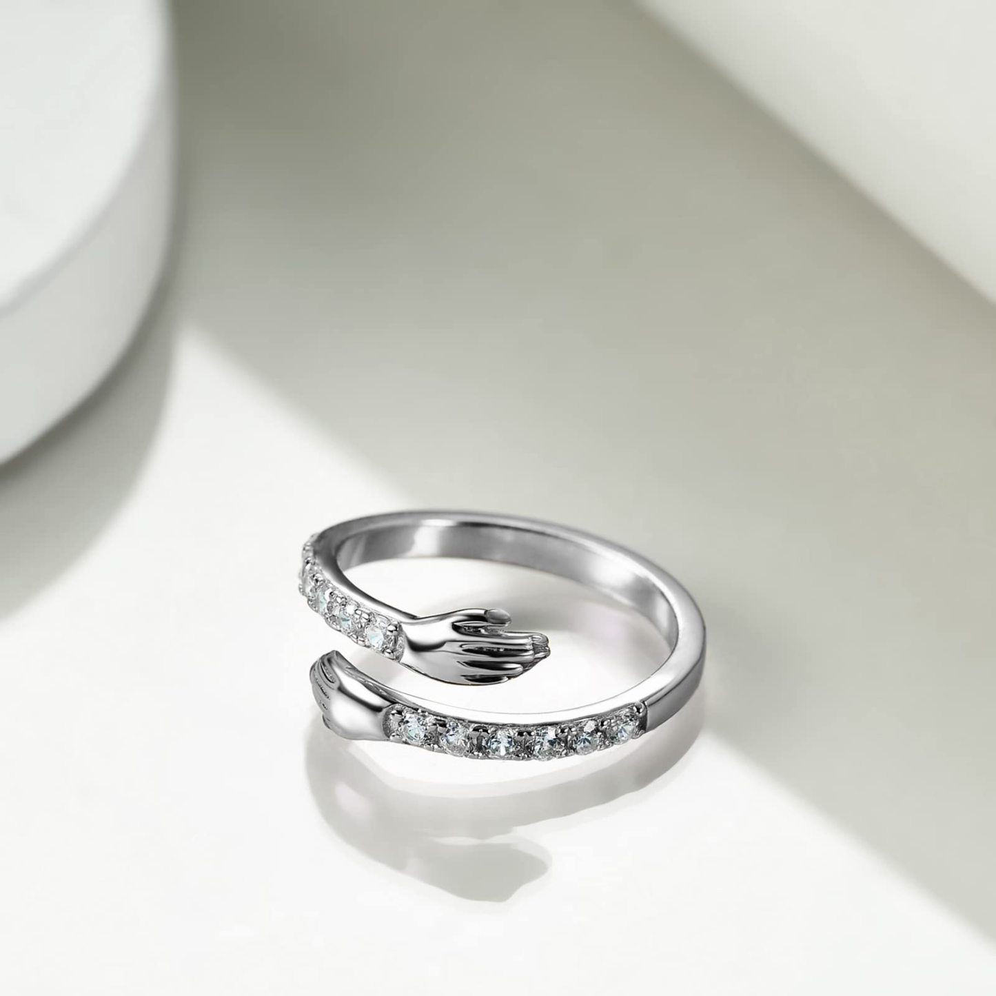 For Granddaughter - Filled It with My Love and Light Hug Ring