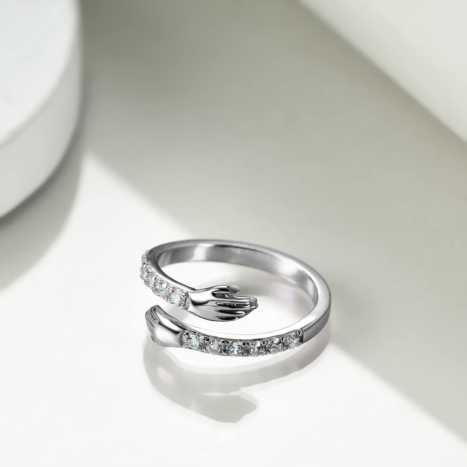 For Granddaughter - Filled It with My Love and Light Hug Ring