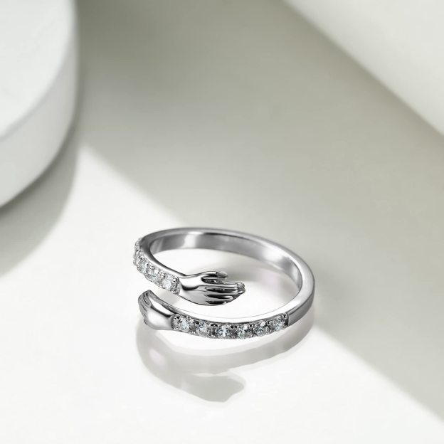 For Granddaughter - Filled It with My Love and Light Hug Ring