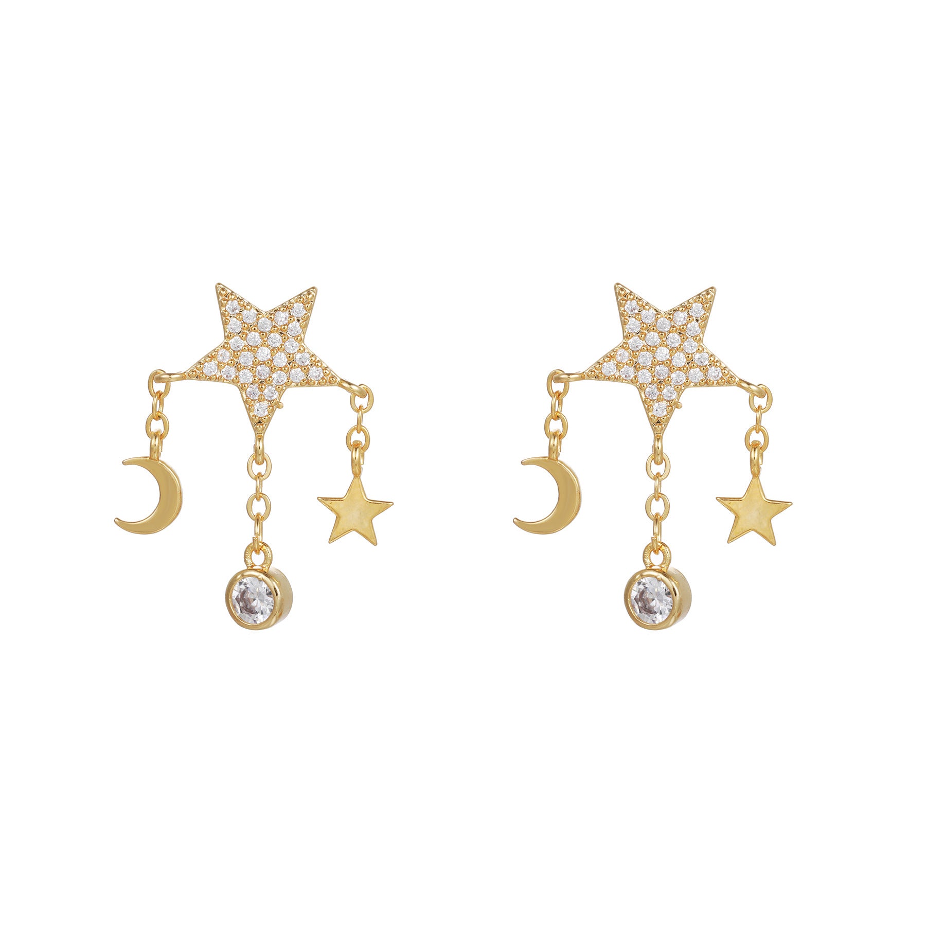 Stars Stack Earrings