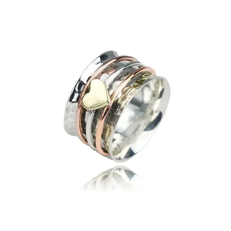 For Love - S925 I Love You for being You Spinner Heart Ring
