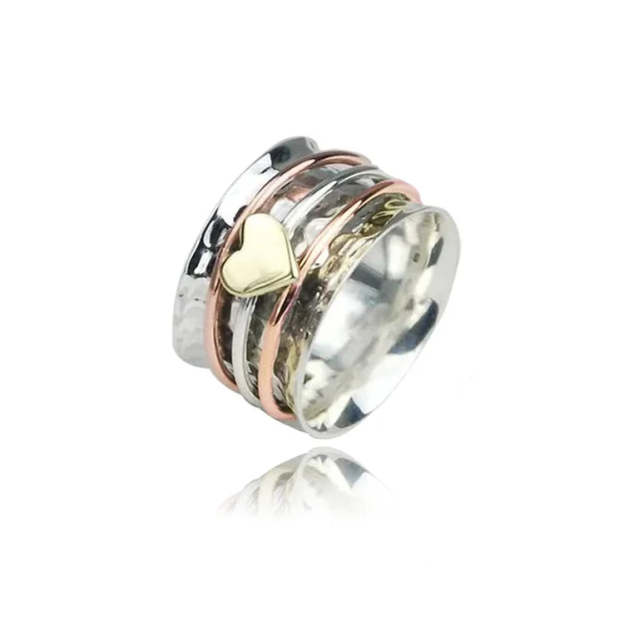 For Love - S925 I Love You for being You Spinner Heart Ring