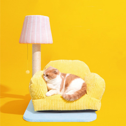 Cute Living Room Multifunctional Cat Bed Cat Tree