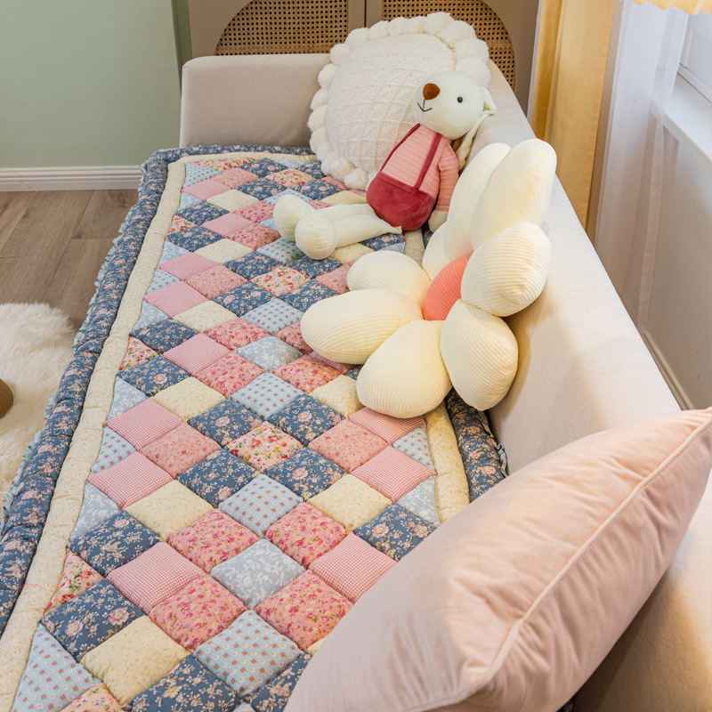 Pure Cotton Patchwork Sofa Cover