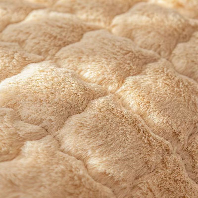 Biscuit Plush Soft Non-Slip Sofa Cover