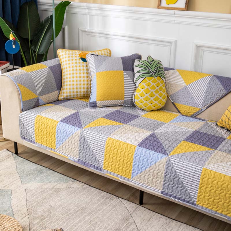 Artistic Geometric Pattern Washable Sofa Cover