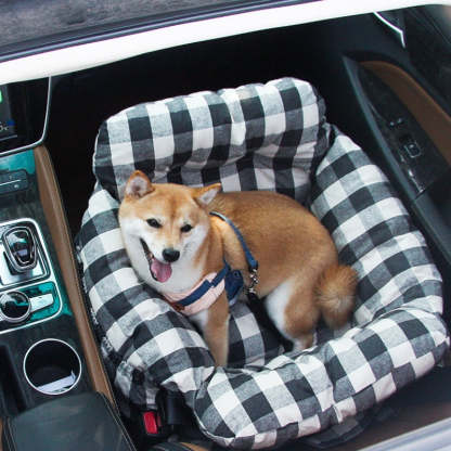 Portable Leisure Outing Pet Booster Dog Car Seat Bed