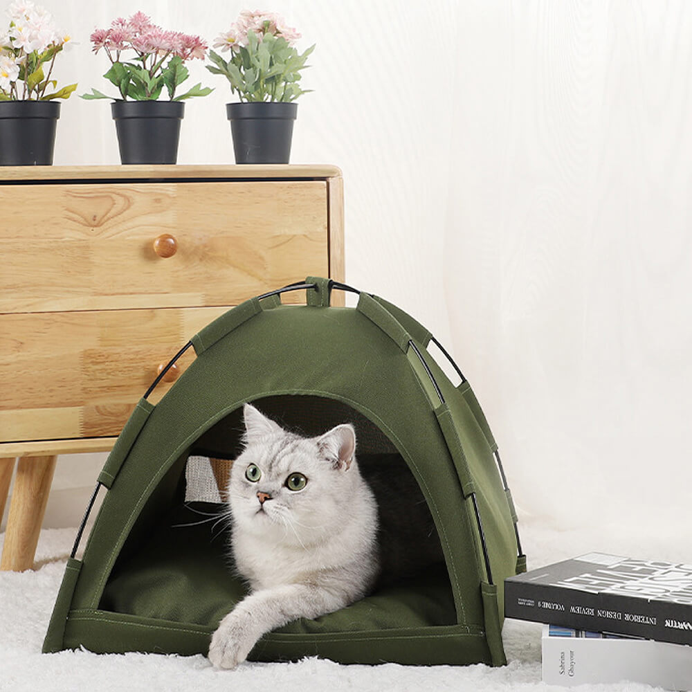 Cat tent deals bed