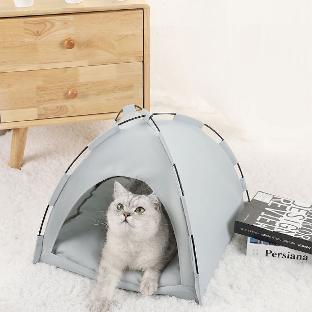 Indoor Camping Foldable Cat Tent Bed