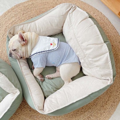 Deerskin Soft Large Dog Bed Deep Sleep Pet Bed
