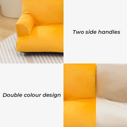 Stylish Double Colour Plush Dog & Cat Sofa Bed