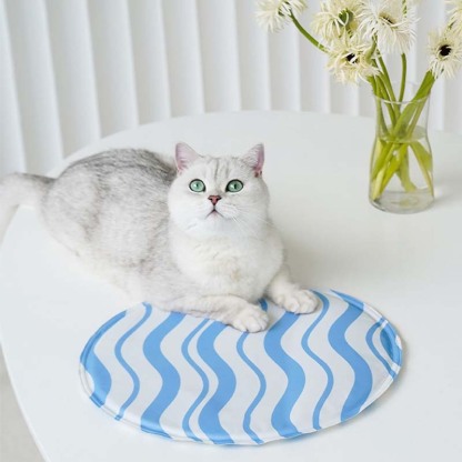 Colourful Bean Square Pet Mat Cat & Dog Cooling Mat
