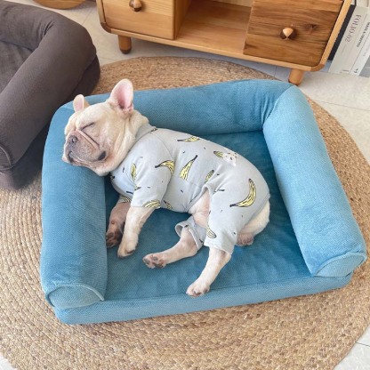 Square Full-wrapped Removable Dog Sofa Bed