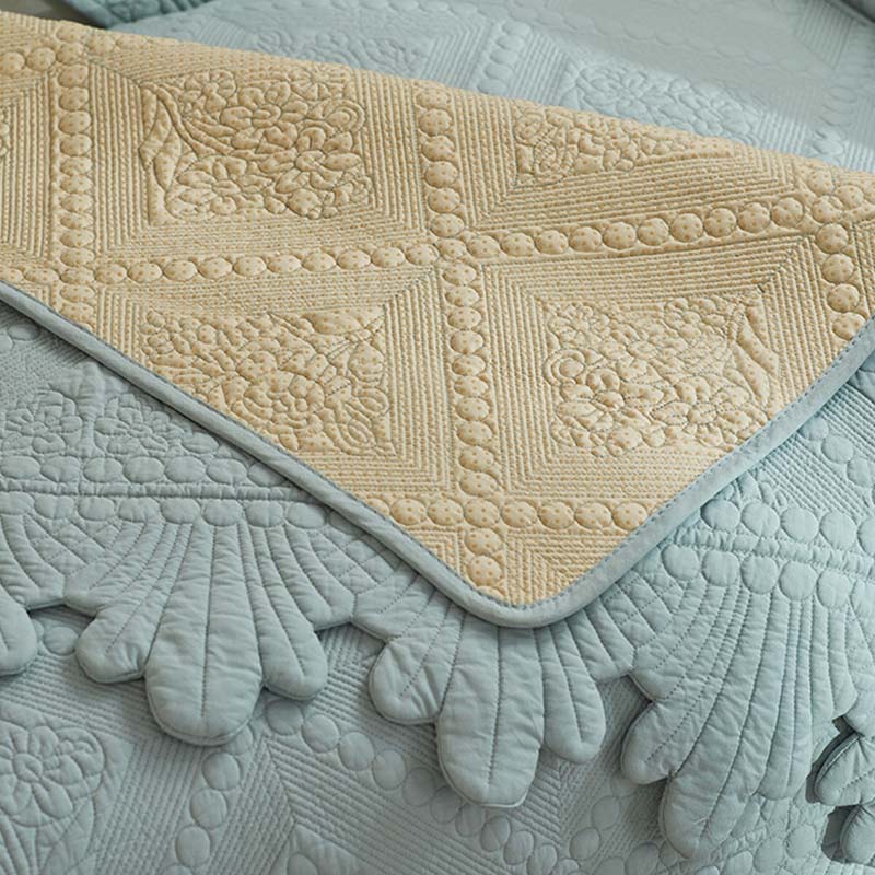 Fashion Leaf Trim Cotton Washable Sofa Cover