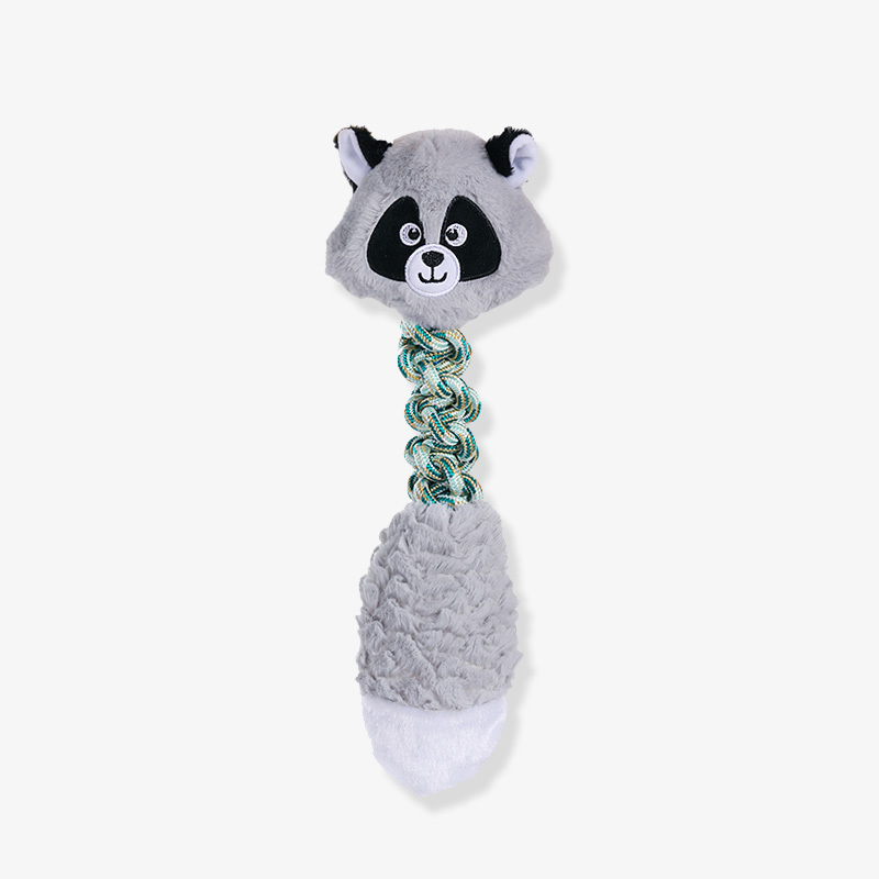 Rope Squeaky Dog Interactive Toy - Animal Series-FunnyFuzzyUK