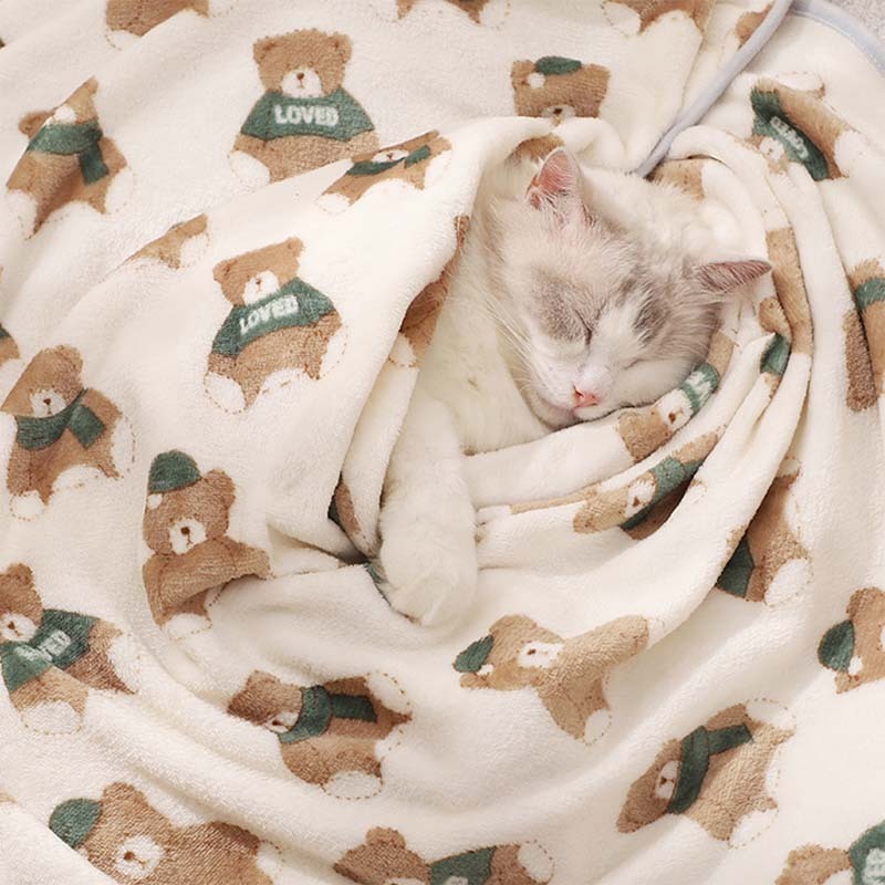 Super Soft Pet Blanket Cat Kneading Blanket