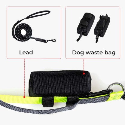 Portable Oxford Fabric Dog Walking Bag Dog Waste Bag Dispenser
