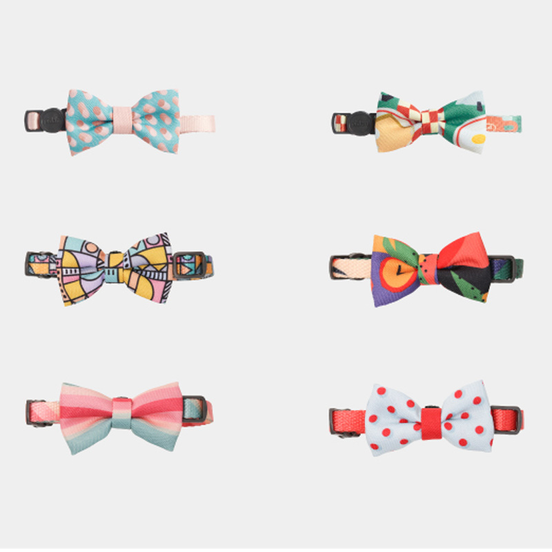 Colourful Series Bow Tie Pet Collar
