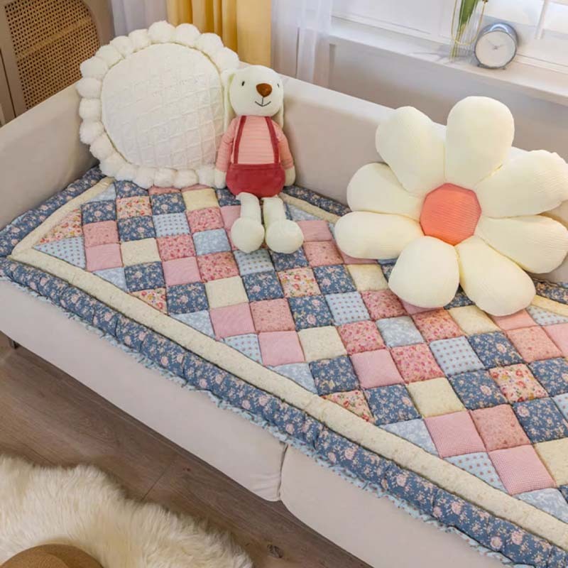 Pure Cotton Patchwork Sofa Cover