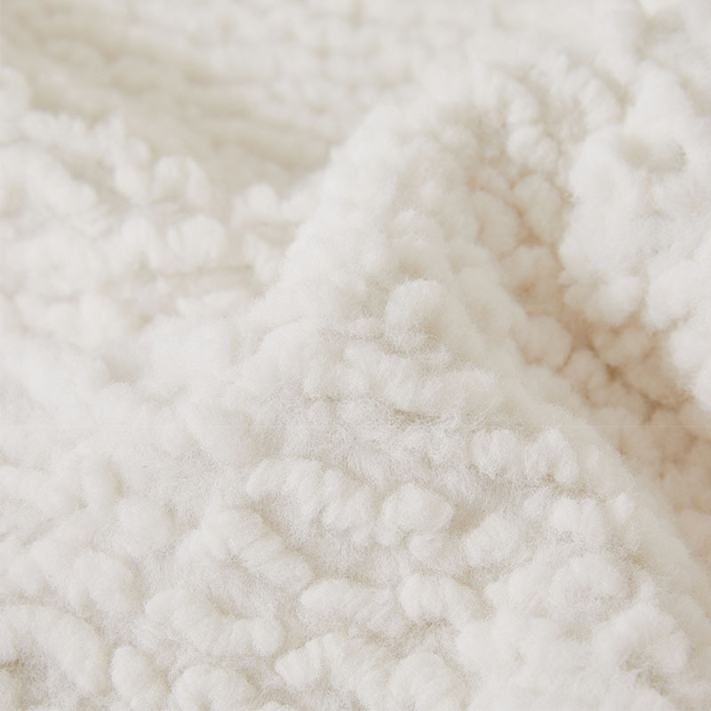 Cream Colour Berber Fleece Anti-Scratch Sofa Cover