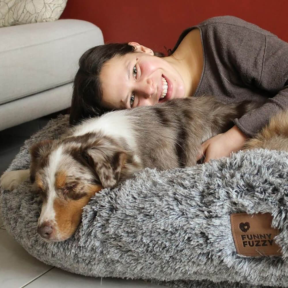 Luxury Super Large Sleep Deeper Human Dog Bed