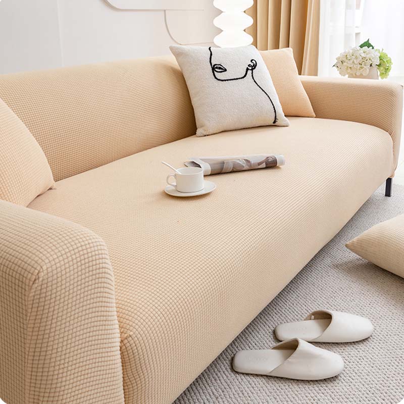 Soft Fleece Full-wrapped Furniture Protector Sofa Cover