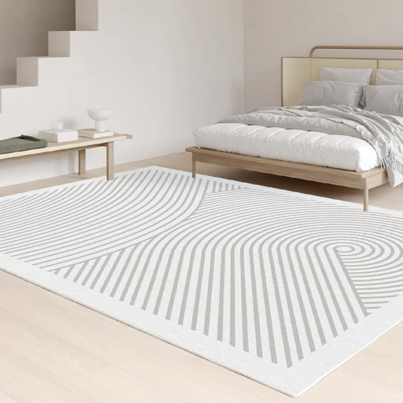 Modern Geometric Lines Living Room Rug Waterproof Pet Carpet-FunnyFuzzyUK