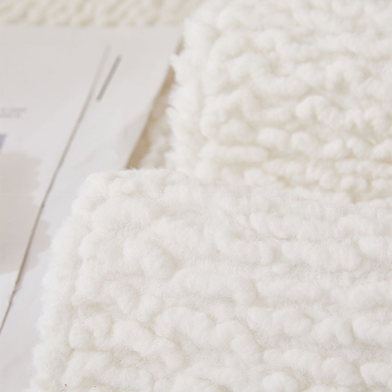 Cream Colour Berber Fleece Anti-Scratch Sofa Cover