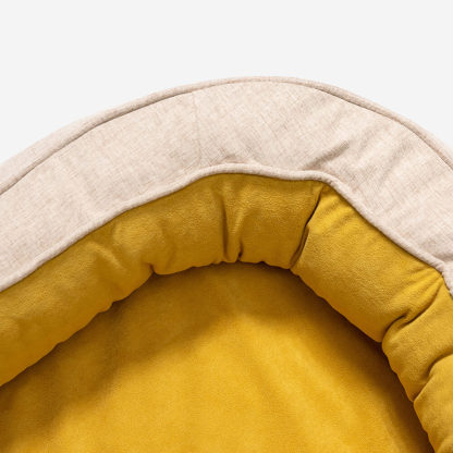 Calming Leaf Shape Dog Blanket With Donut Dog Bed