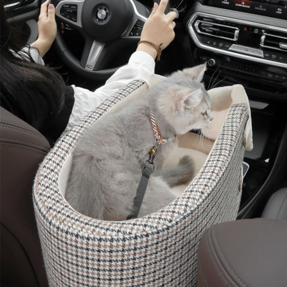Bow Tie Lookout Console Pet Car Seat