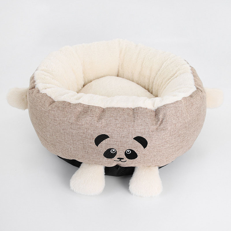 Cute Plush Panda Deep Sleep Pet Nest