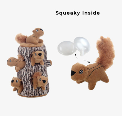 Squirrels Enrichment Dog & Cat Toy