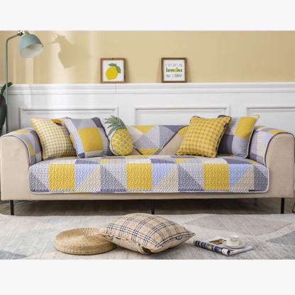 Artistic Geometric Pattern Washable Sofa Cover