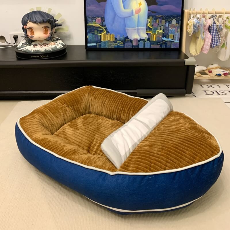 Boat Type Pet Bed Large Space Comfortable Dog & Cat Bed