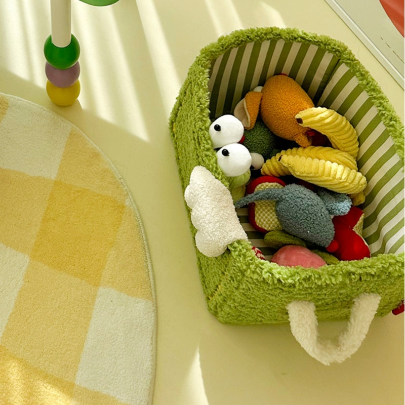 Colourful Little Monster Striped Foldable Storage Basket