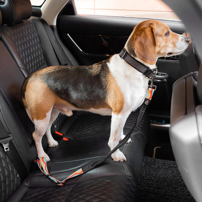 Colourful Buffer Adjustable Dog Car Seat Belt