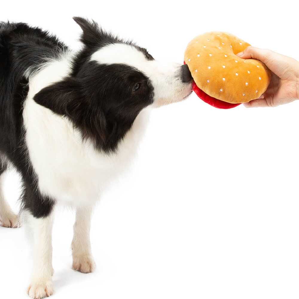 Plush Squeaky Snuffle Dog Toy- Big Mac