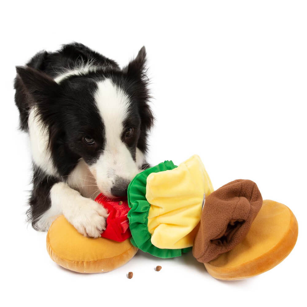 Plush Squeaky Snuffle Dog Toy- Big Mac