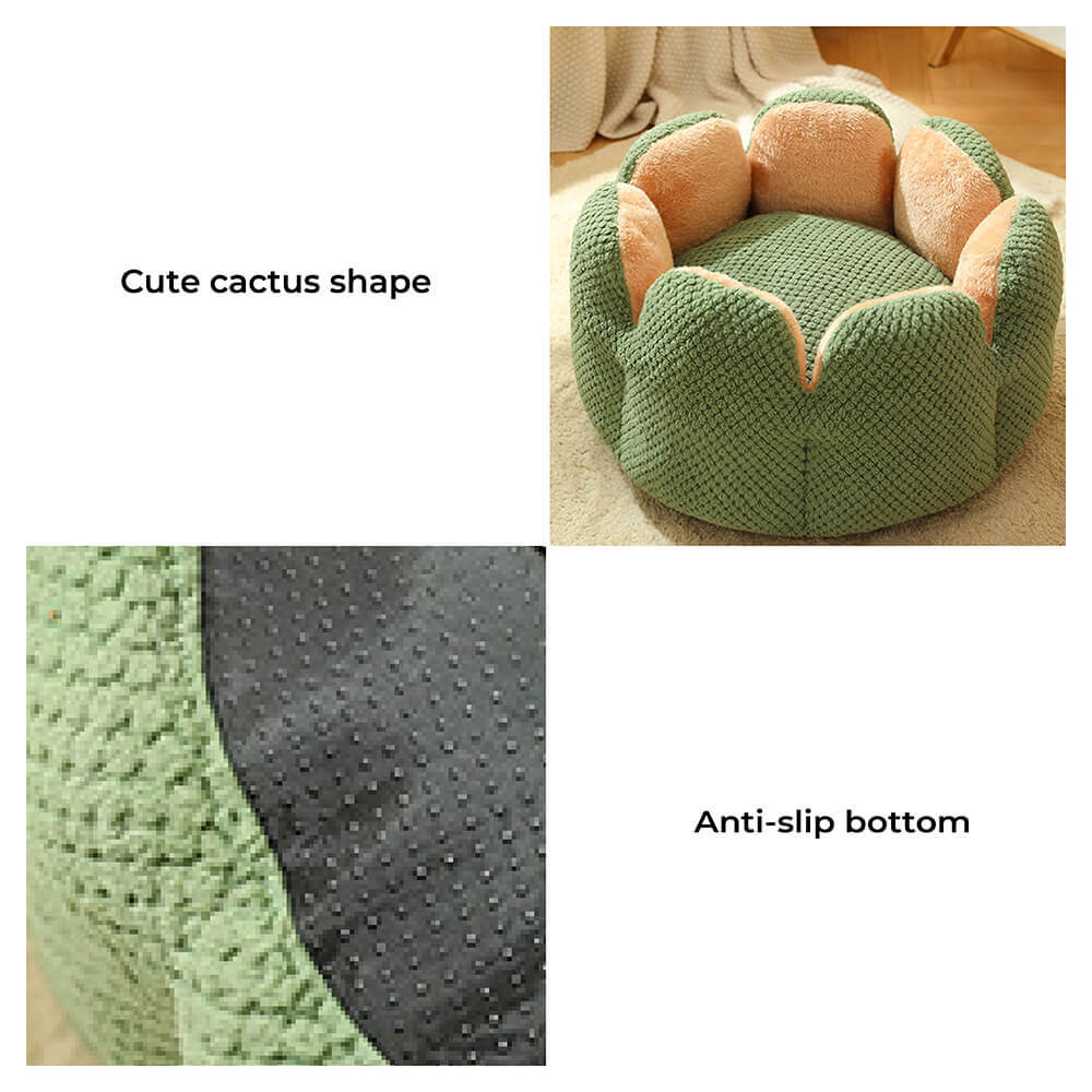 Cactus Shape Comfy Pet Bed
