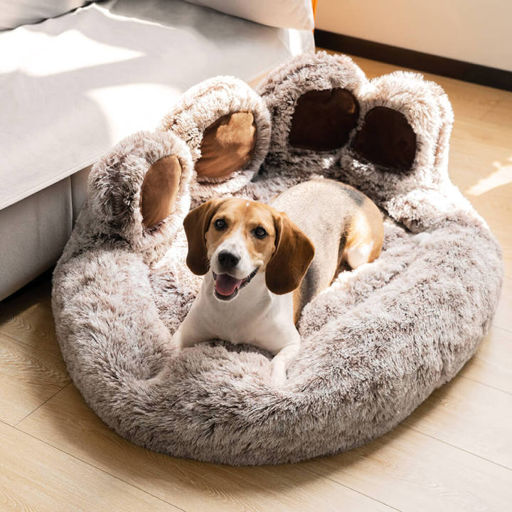 Dog Bed - Fuzzy Paw-FunnyFuzzyUK